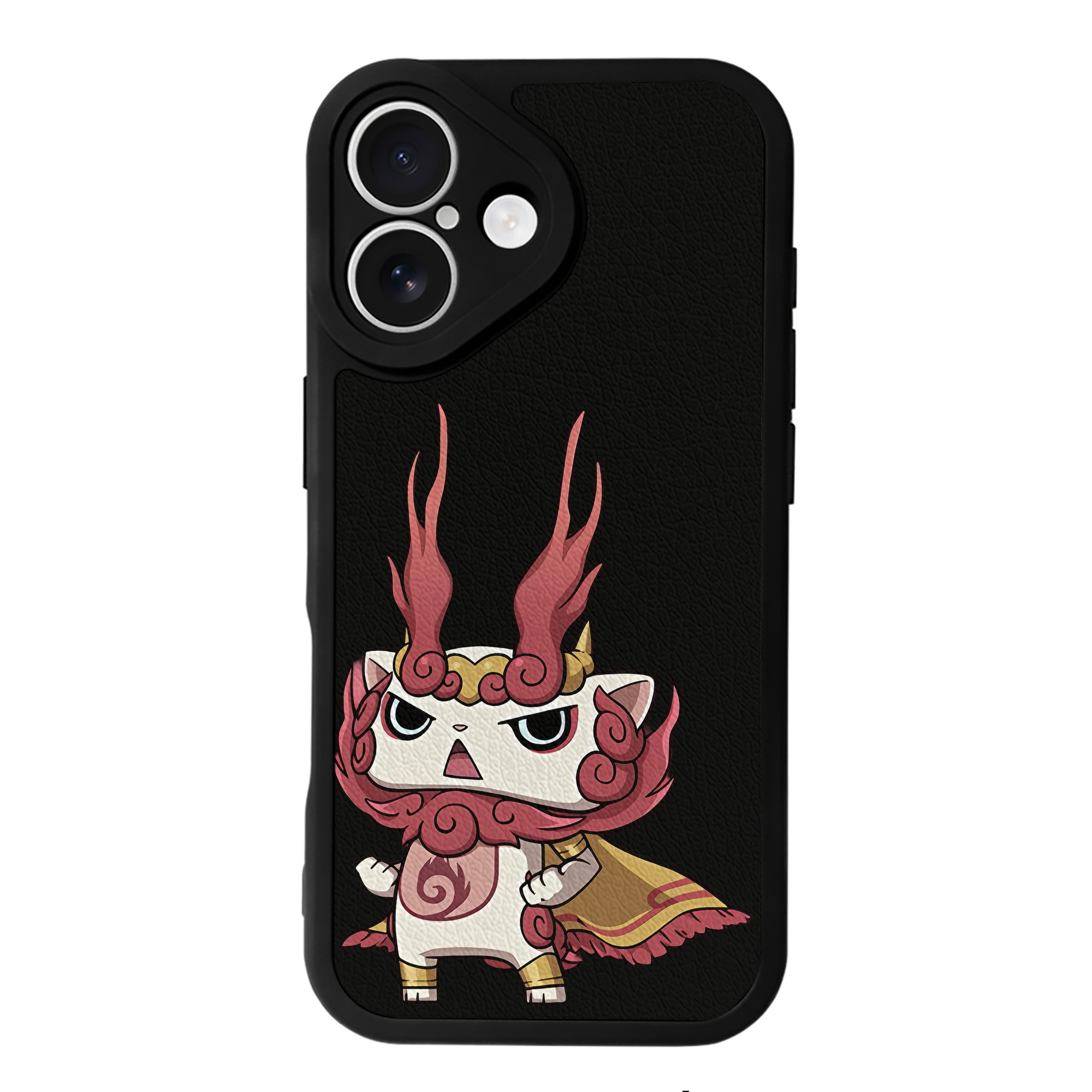 （画像用） 妖怪ウォッチ Yo-kai Watch 【iPhone 16シリーズ対応】シリコンスマホケース（レザー調） 材質：シリコン